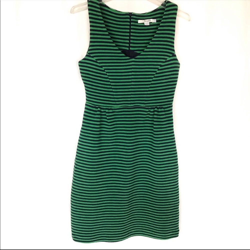 Boden green and blue striped dress!